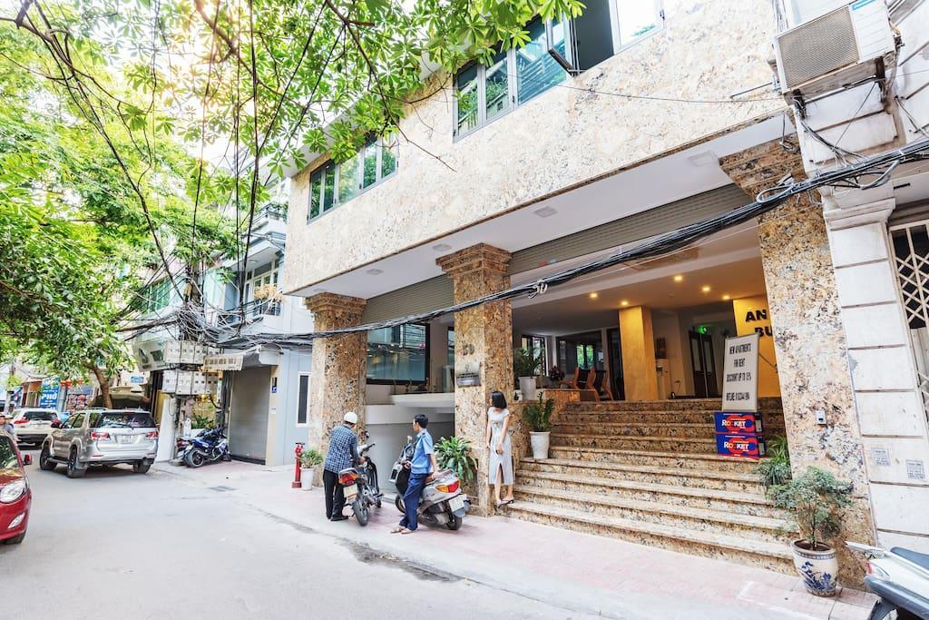 An Nguyen Building Apartment Hanoi Exterior photo